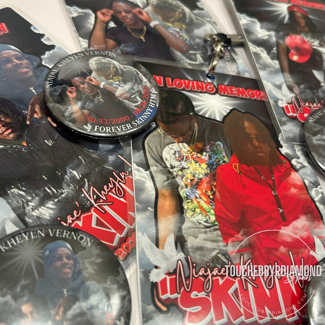 Custom Memorial Pin & Lanyard Bundle