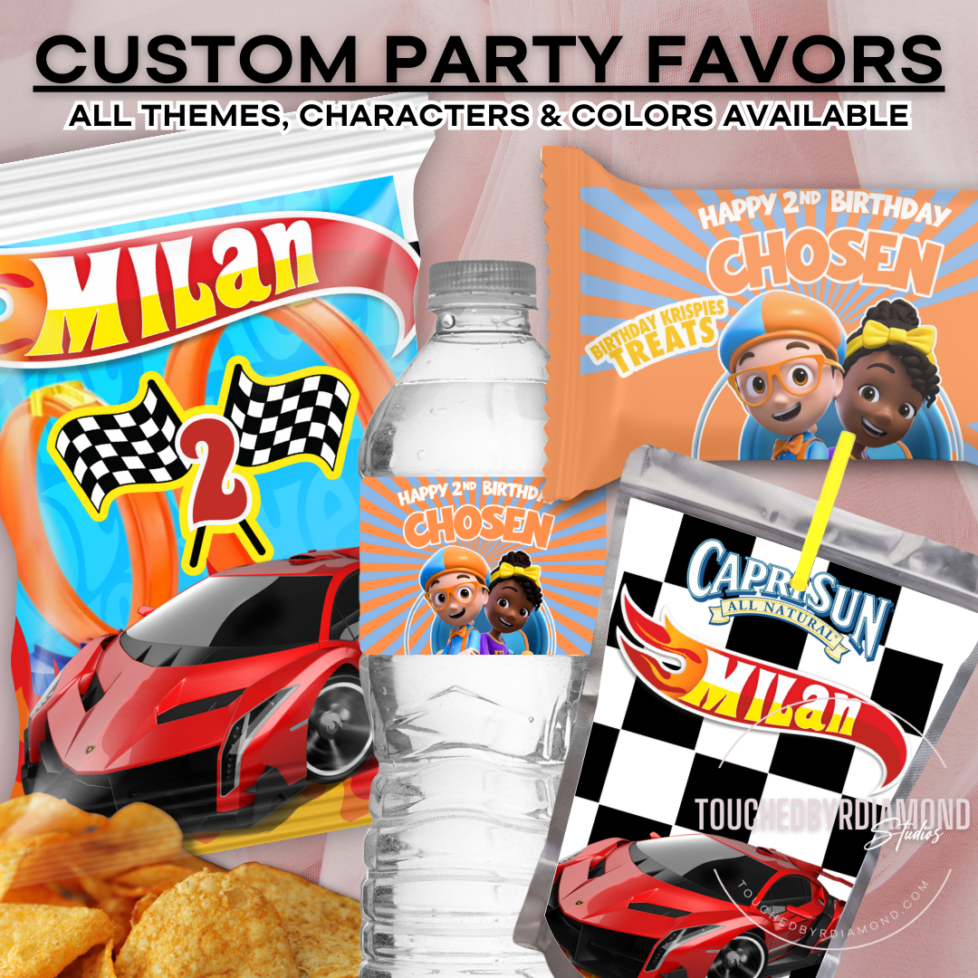 Custom Party Favors - Sets of 12