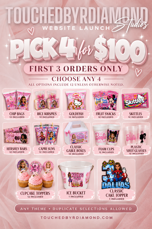 Website Launch Special | Pick 4 for $100